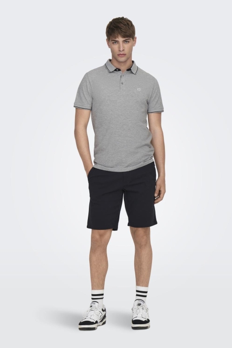 Only & Sons onsfletcher slim ss polo noos